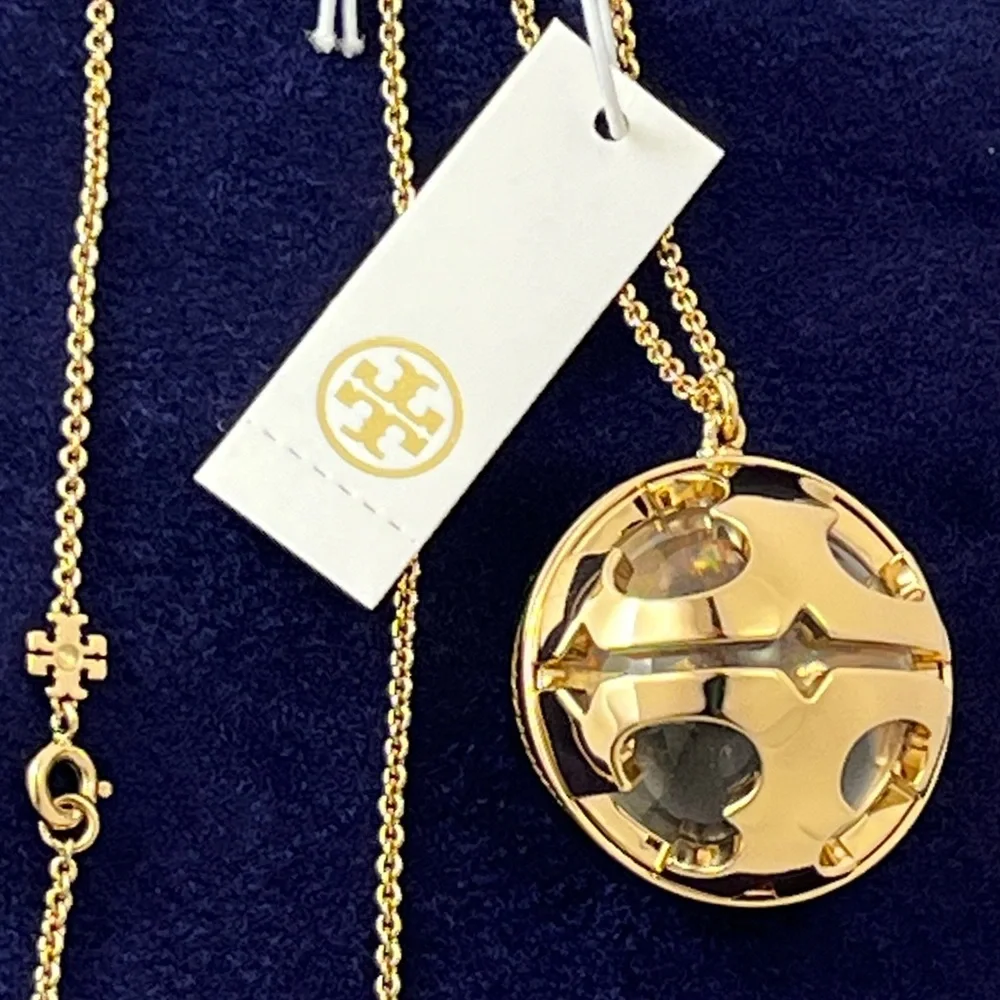 TORY BURCH Bubble Miller Pendant Necklace - Picture 1 of 6